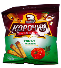 Изображение Сух.3корочки ржан.40г/60 Томат с зеленью