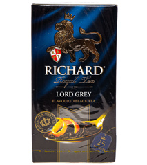 Изображение Чай черный с/н Лорд Грей Richard 25п/2г