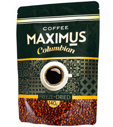 Изображение Кофе нат.субл.MAXIMUS Columbian 140гр м/у