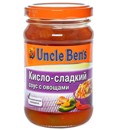 Изображение Соус  Uncle Bens кисло-сладкий с овощами 210г