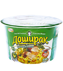 Изображение Лапша б/п Сытный обед Курица Доширак 110г ведро