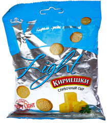Изображение Сух.Кириешки Light пшен. 33г/50 Сливочный сыр