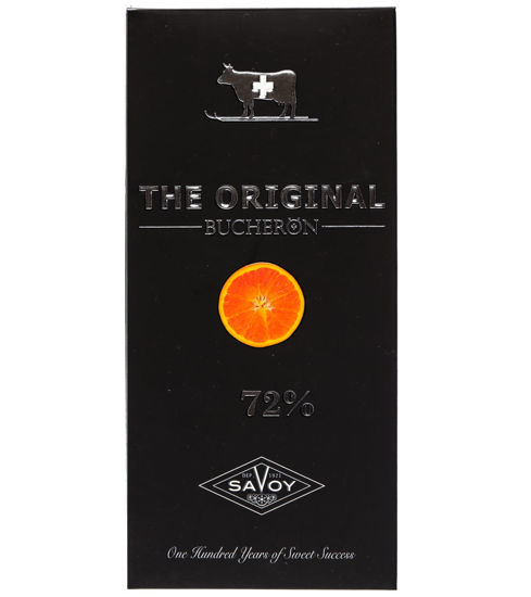 Изображение Шоколад Горький с кус. апельсина 100г BUCHERON THE ORIGINAL картон