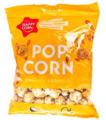 Изображение Попкорн р Двойная карамель Happy Corn ПАКЕТ