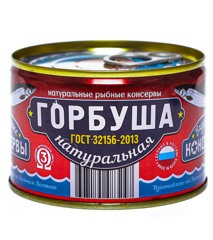 Изображение Горбуша Вкусные консервы натур 245г