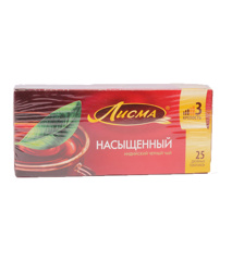 Изображение Чай черный Насыщенный Лисма 25п/1,8г