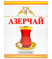 Изображение Чай черн. АЗЕРЧАЙ байхов. С бергамотом 100г к/уп