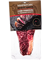 Изображение Стейк Стриплойновяжий охл 320г*4 (1,28кг) ВА Мираторг Б