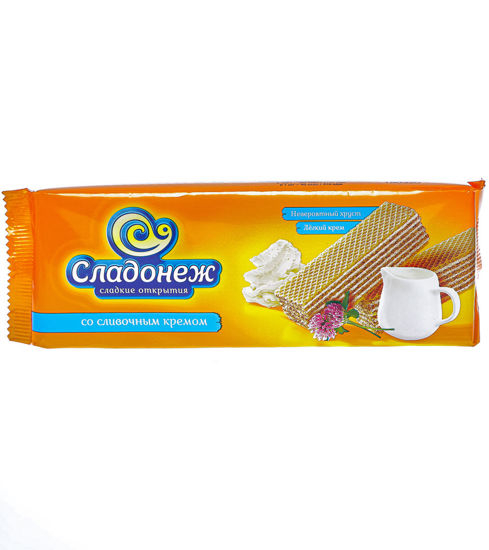 Изображение Вафли Сладонеж со сливочн.кремом 270г