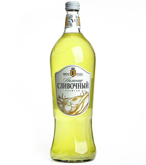Изображение Напиток безалкогольный сильногазированный "Лимонад Сливочный" 1л стекло