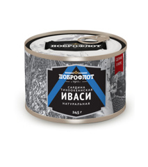 Изображение Сардина тихоокеанская Иваси №6 Доброфлот 245г ж/б