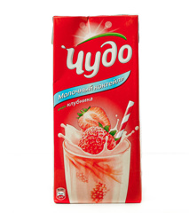 Изображение ЧУДО-Молоко 2,0% Клубника 960г ТБА
