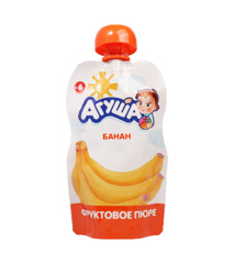 Изображение Пюре фруктовое Агуша 0% 90г д/п