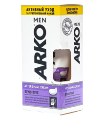 Изображение ARKO MEN крем после бритья 50мл  Sensitive