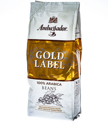 Изображение Кофе в зёрнах Ambassador Gold Label 200г