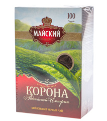Изображение  Чай Майский Корона Росс. Империи 100г черн.