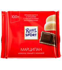 Изображение 5005 Шоколад RITTER ГОРЬК С МАРЦИП 100г
