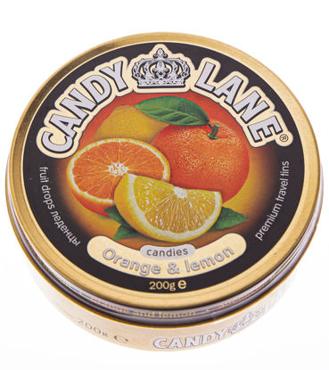 Изображение 7677 Candy Lane фрукт.леденцы апельсин и лимон,ж/б 200г