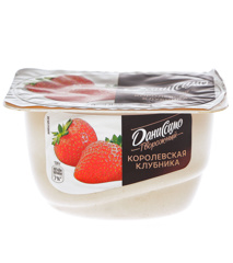 Изображение Даниссимо Продукт творожный "Королевская клубника" 5,6% 130г Ф.ст.ГЛ8