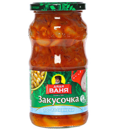 Изображение Закусочка Тосканская с овощами ДядяВаня 460г ст/б