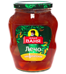 Изображение Консервация Дядя Ваня Лечо Закарпатское 680гр/ 8шт ст/б