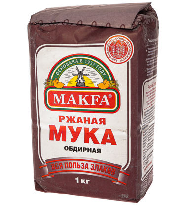 Изображение Мука ржаная хлебопекарная Макфа 1кг