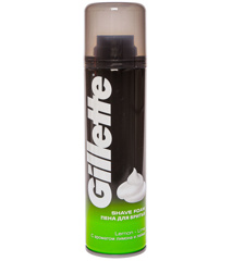 Изображение Пена д/бр. Gillette  Лимонная 200мл*6
