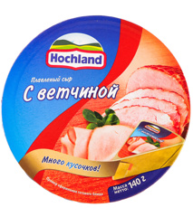 Изображение Плавл. сыр Hochland с ветчиной 140 г