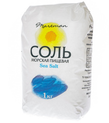 Изображение Соль морская Mareman 1кг брикет/10