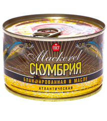 Изображение Сохраним Традиции Скумбрия атлант. бланш. в/м ГОСТ ключ 240г