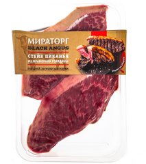 Изображение Стейк пиканья из говядины охл 325г*4 (1,3кг) ВА Мираторг Брянск