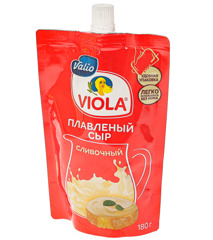 Изображение Сыр плав.Виола Сливочный 45% 180г
