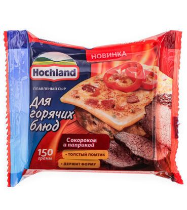Изображение Сыр тост Окорок-Паприка дляор блюд Хохланд 150г