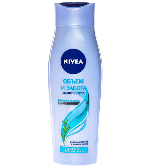 Изображение Шампунь-уход Nivea "Объем и забота"250 мл