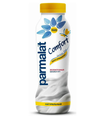 Изображение БЗМЖ 6315 Пармалат Биойогурт питьевой Comfort Безлактозный Натуральный 290 г (шт.)