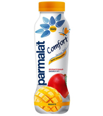 Изображение БЗМЖ 6537 Пармалат Биойогурт питьевой Comfort Безлактозный Манго 290 г (шт.)