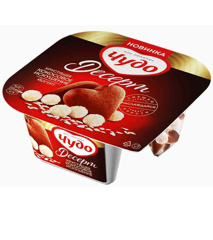 Изображение БЗМЖ 0772 Йогурт "Чудо" 3% Corner Кокосовые шарики-Печенье 105г (шт.)