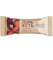 Изображение БЗМЖ 7465 Сырок творожный 30 г ПОРА ЕСТЬ мдж 20% с молоком сгущён.варёным в мол.глазури ф/пак