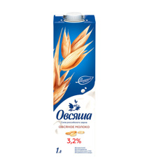 Изображение 6036 Напиток овсяный обогащ. витам. и менер. веществ. 3,2 %, ТМ Овсяша, 1л