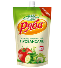Изображение 1162 Майонез ТМ Ряба Провансаль Классический 50,5% 350г