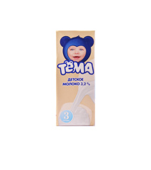 Изображение БЗМЖ 8198 ТЕМА Молоко ультрапастер. 3,2% 200мл TBA slim, 90дней