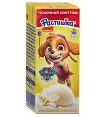 Изображение БЗМЖ 6878 Растишка Коктейль молоч.ультрапас.Ванил.мороженное 2% 210гTBAslimГК18