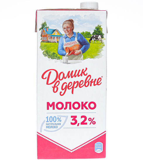 Изображение БЗМЖ 4018 Молоко стерилизованное 3,2% "Домик в Деревне" 950г Т/п