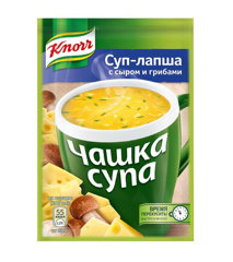 Изображение 3486 KNORR ЧАШКА СУПА СЫРНЫЙ СУП С СУХАРИКАМИ СУХАЯ СМЕСЬ 15.6Г (шт.)
