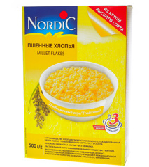 Изображение 0239 Хлопья Nordic пшенные 500г