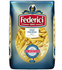 Изображение 0070 Макароны Federici Перья рифленые 500г
