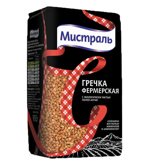 Изображение 7280 Гречка МИСТРАЛЬ Фермерская 900г (шт.)