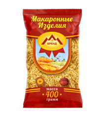 Изображение 0880 Макароны ВЕРМИШЕЛЬ Бренд №1 400г м/уп