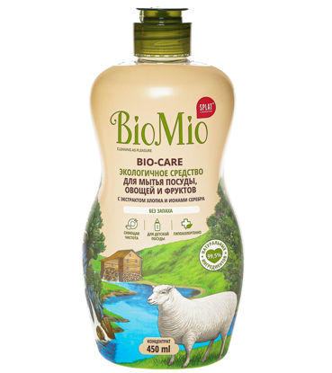 Изображение 4376 Средство д/мытья посуды BioMio Bio-Care 450 мл эко б/зап