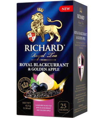 Изображение 6336 Чай 25 шт Richard Royal Blackcurrant & Golden Apple к/уп